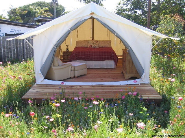 8 Desain Tenda Glamping untuk Berkemah dengan Fasilitas Wah dan Super Nyaman