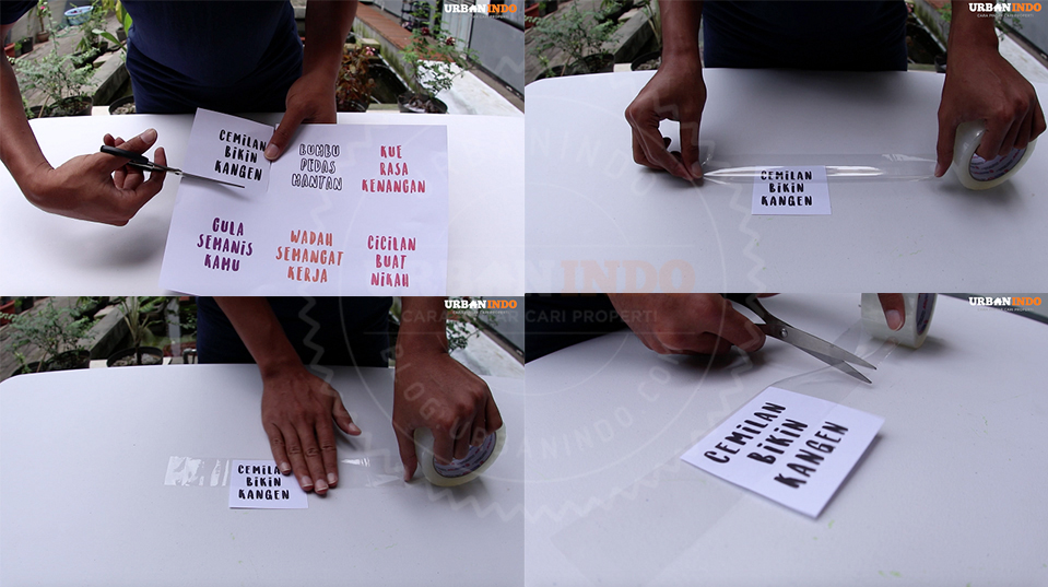 cara membuat stiker tempel