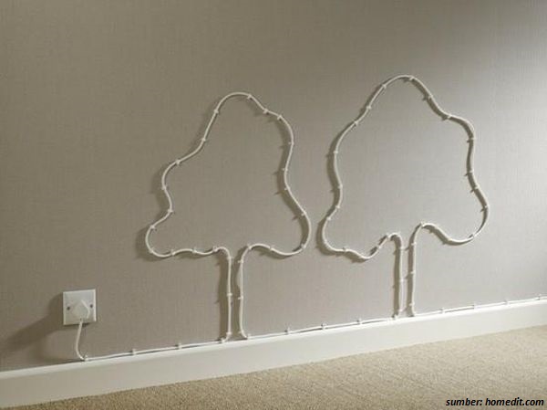 dekorasi kabel dinding