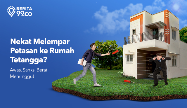 melempar petasan