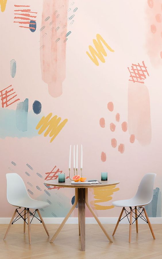 8 Motif Wallpaper Ruang Makan | Cocok untuk Pasangan Muda