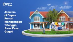 jemuran di depan rumah