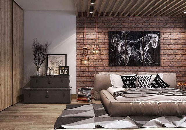 Ekspresikan Diri Lewat Desain Kamar Tidur Industrial yang Unik & Personal