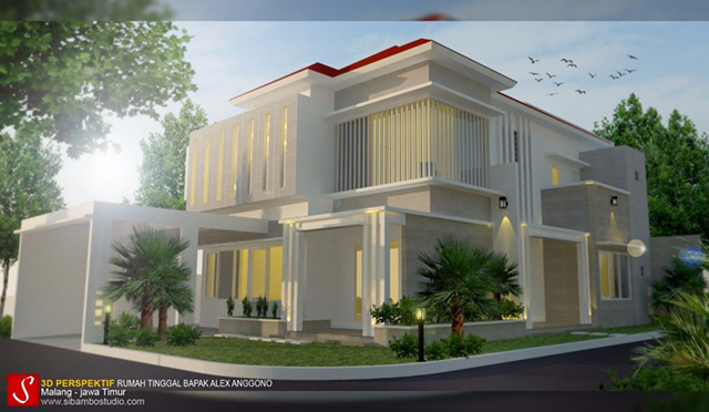 7 Desain Fasad Rumah Hook yang Bikin Tampilan Hunian Makin Menarik