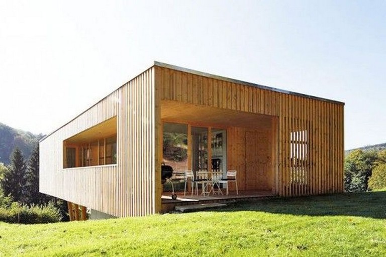 7 Desain Rumah Kayu Minimalis Modern Tahun 2022. Timbulkan Kesan Alami!