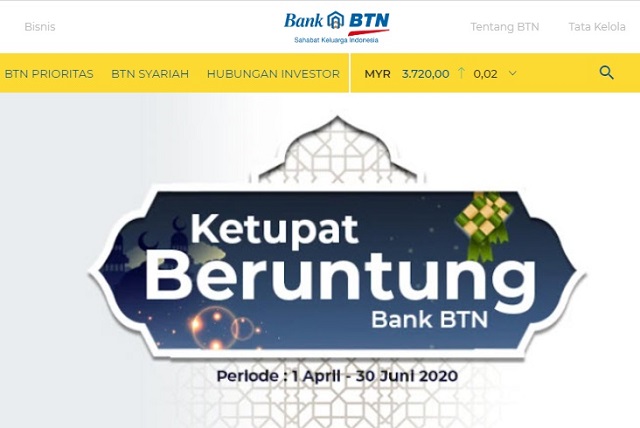 Jelang Lebaran, KPR BTN Luncurkan ‘Ketupat Beruntung’. Pilihan Kian Beragam!