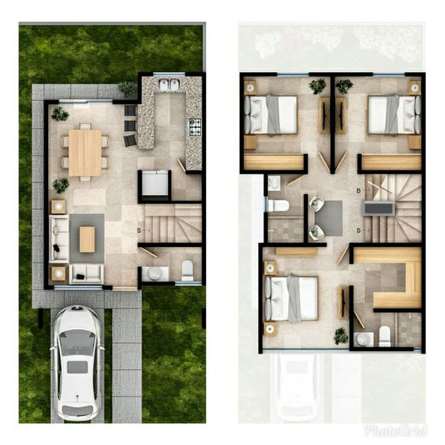 7 Desain Rumah Minimalis 2 Lantai 6×12 yang Paling Fungsional dan Bisa Dijadikan Inspirasi