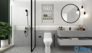 7 Motif Keramik Kamar Mandi Minimalis Skandinavia yang Cantik & Elegan. Kamu Suka yang Mana?