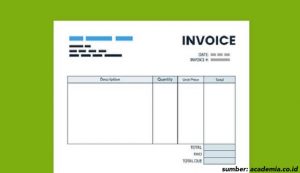 13 Contoh Invoice atau Tagihan Pembayaran Barang dan Jasa
