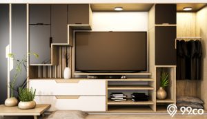 8 Inspirasi Model Lemari TV Beragam Desain. Furnitur Cantik yang Serbaguna!