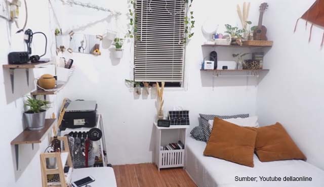 Renovasi Kamar Tidur 2×3 Jadi Kamar Korean Style Low Budget | Modalnya di Bawah Rp1 Juta!