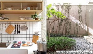 Inspirasi Desain Dapur Kecil & Taman Belakang ala Jepang di Ruma Ciel. Mungil & Cantik!