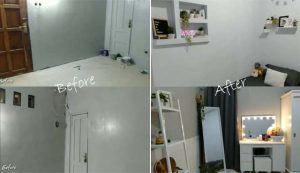 makeover kamar minimalis 3x3