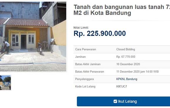 rumah lelang bandung