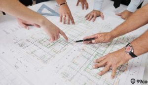 site plan perumahan