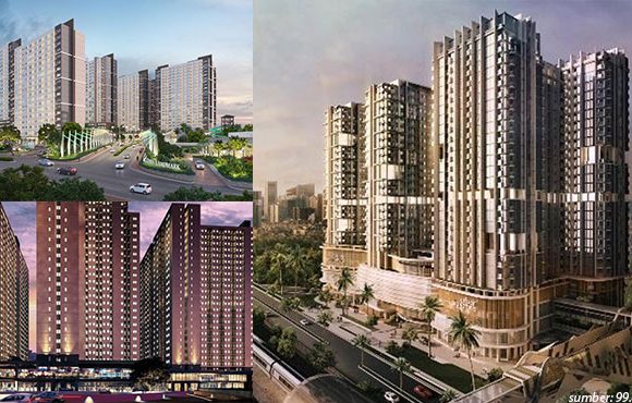 apartemen dekat lrt