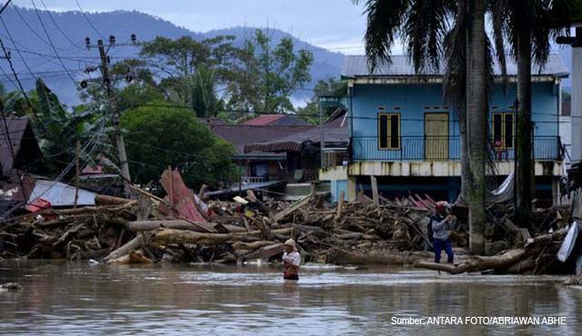 banjir bandang kawasan puncak