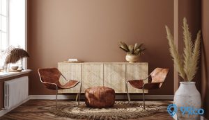interior cokelat