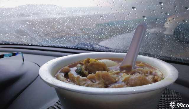 makanan saat hujan