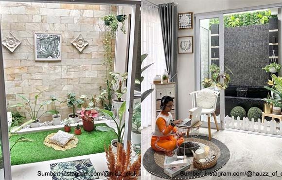 8 Ide Desain Taman Minimalis Dalam Rumah yang Mudah Ditiru. Ciptakan Nuansa Sejuk!