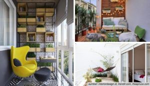desain balkon apartemen