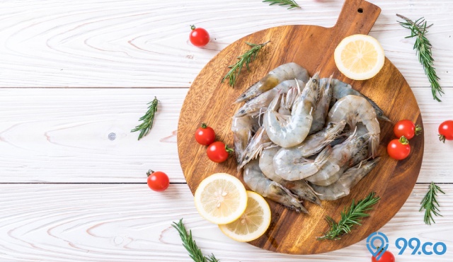 cara menyimpan udang di kulkas
