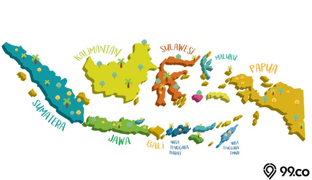 peta dan pulau indonesia