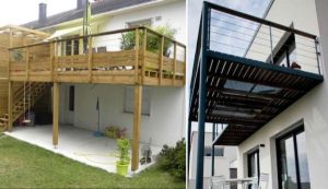 kanopi balkon lantai 2
