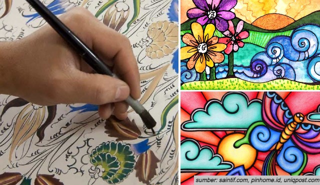 Contoh Gambar Dekoratif Dilengkapi Pengertian, Jenis dan Cara Membuat
