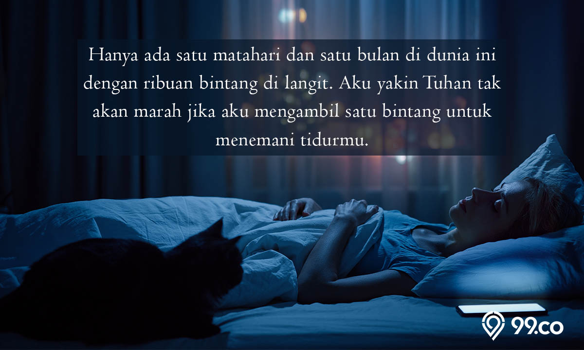 ucapan selamat tidur romantis buat gebetan