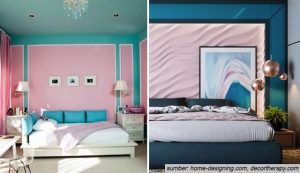 7 Inspirasi Cat Kamar Warna Pink dan Biru Paling Kece. Cocok untuk Cewek dan Cowok!