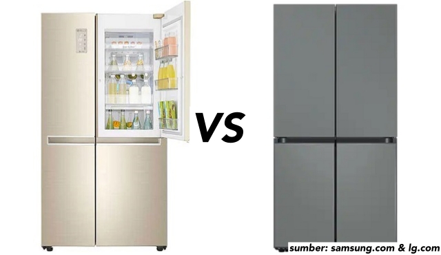 Perbandingan Kulkas Samsung vs LG. Mana Lebih Murah & Hemat Listrik?