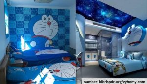 7 Ide Cat Kamar Warna Biru Doraemon Paling Menggemaskan. Yuk, Dekorasi Ulang Ruangan!