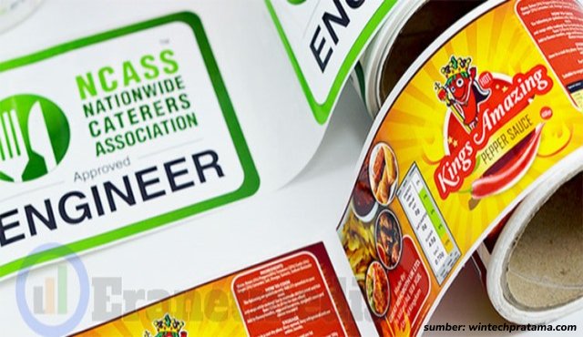 contoh label makanan