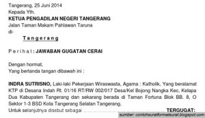 8 Contoh Surat Gugatan Cerai dan Syarat Mengajukannya. Penting agar Diterima Pengadilan Agama!