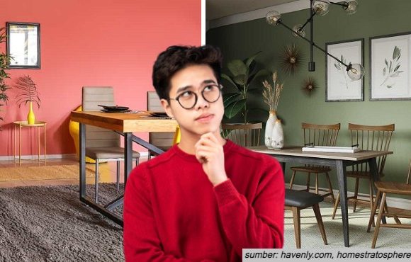 warna cat ruang makan menurut feng shui