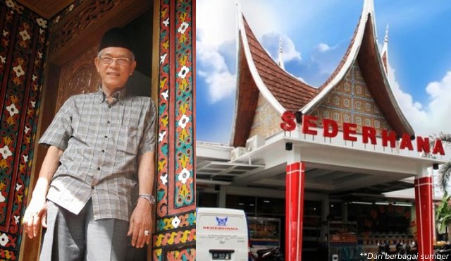 Meskipun Lulusan SD, Pemilik Restoran Padang Sederhana Haji Bustaman Punya Rumah Besar Hasil Kerja Keras. Begini Potretnya!