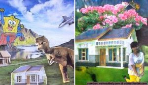 12 Contoh Gambar Montase yang Unik dan Mudah Ditiru. Dari Pemandangan hingga Rumah Ibadah!