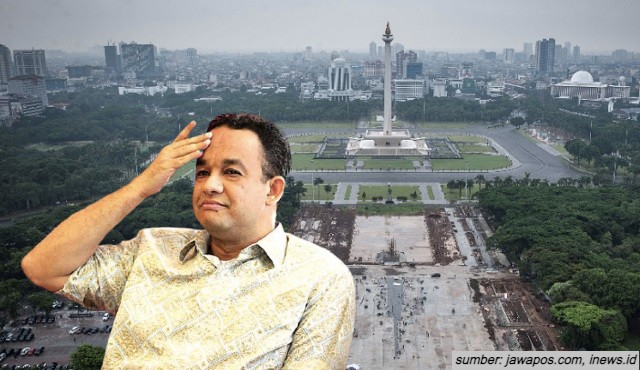 Anies Baswedan Disorot karena Revitalisasi Monas Korbankan Pohon, Dikritik sebagai Contoh Buruk?