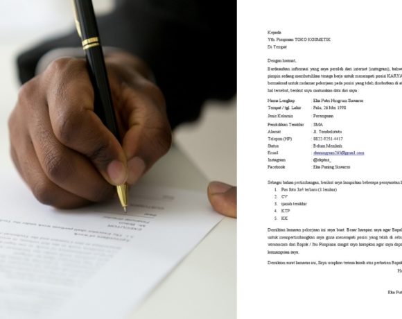 10 Contoh Surat Lamaran Kerja di Toko yang Menarik Perhatian HRD