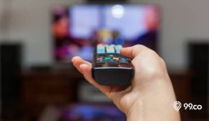 jarak ideal menonton tv