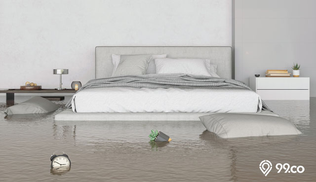 cara membersihkan kasur yang terkena banjir