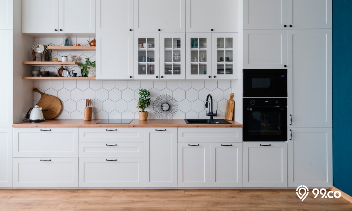 contoh kitchen set terbaru 2023