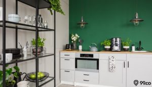 Menenangkan! 8 Desain Dapur Warna Hijau Ini Cantik dan Bikin Suasana Jadi Adem. Mana Favoritmu?