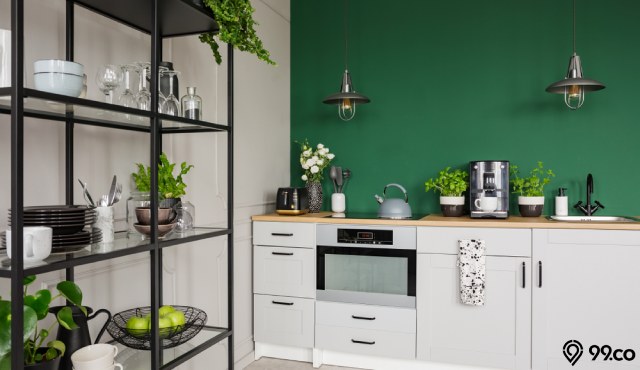 Menenangkan! 8 Desain Dapur Warna Hijau Ini Cantik dan Bikin Suasana Jadi Adem. Mana Favoritmu?