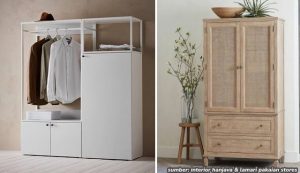 7 Desain Lemari Pakaian untuk Kamar Sempit, Cocok Guna Menyiasati Ruang. Kamar Terasa Lega!