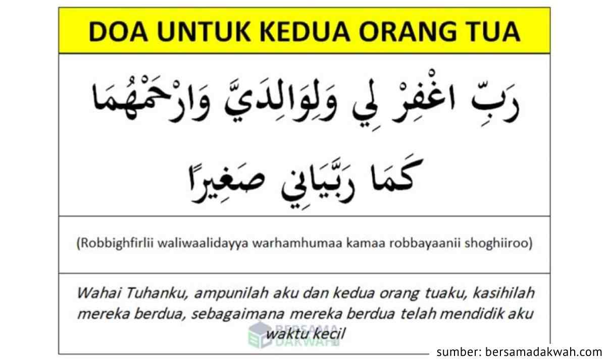 doa untuk orang tua