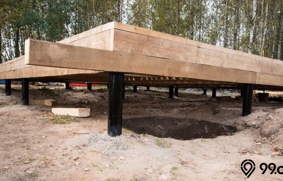 pondasi strauss pile