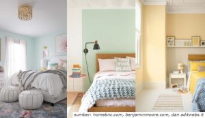 8 Inspirasi Kamar Warna Pastel Cantik dan Unik untuk Hunian. Menambah Kenyamanan pada Ruangan!