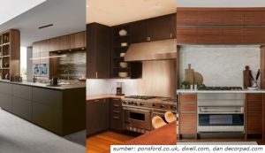 8 Inspirasi Desain Dapur Warna Coklat. Dari Kontemporer hingga Minimalis!